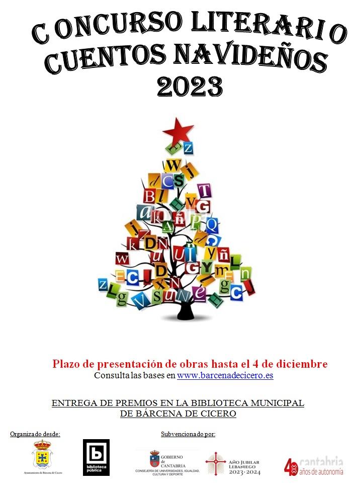 Cartel Concurso de Cuentos navidad 2023