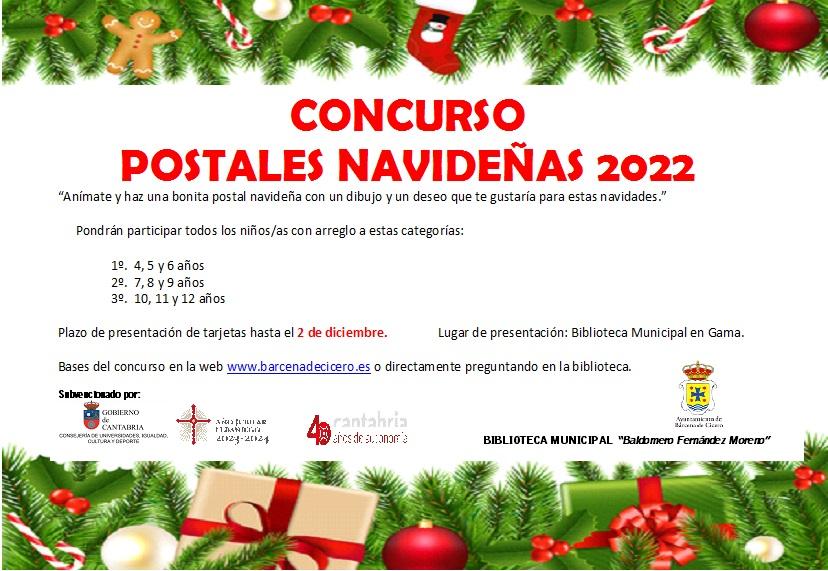 Cartel Concurso Postales Navideñas 2022