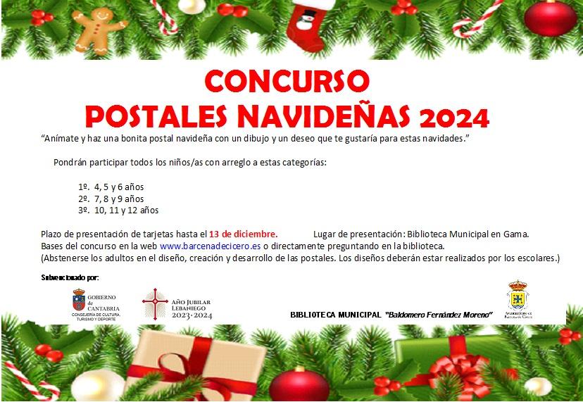 Cartel Postales navideñas 2024