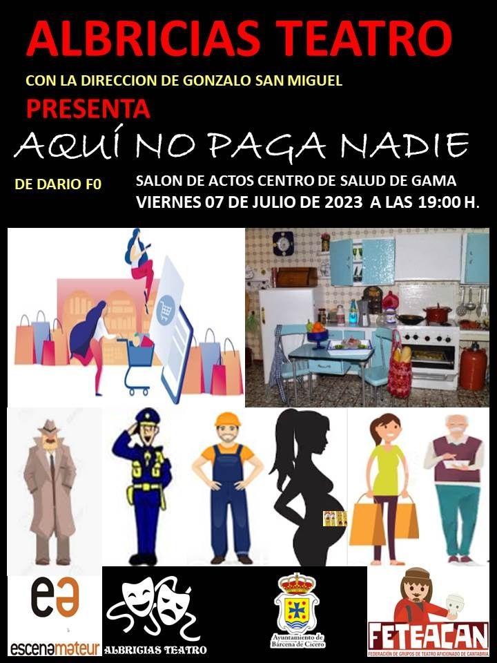 obra de teatro albricias