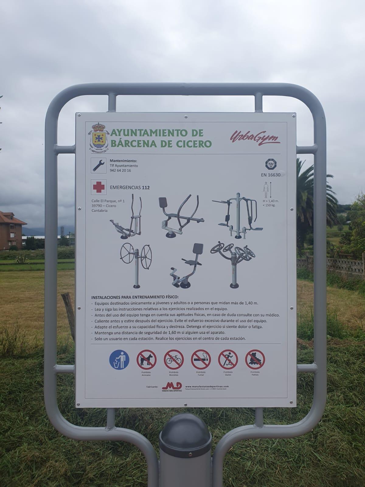 CARTEL PARQUE SALUDABLE